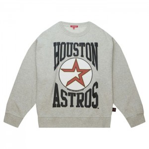 Chamarras Mitchell & Ness Logo LT Crew 3.0 Houston Astros Mujer | 0378XFOTK