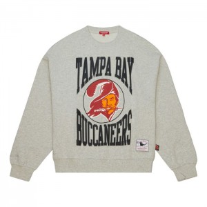 Chamarras Mitchell & Ness Logo Ligeros Crew 3.0 Tampa Bay Buccaneers Mujer | 2394ZAGIJ