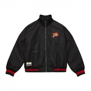 Chamarras Mitchell & Ness M&N x Melody Ehsani Satin Philadelphia 76ers Mujer | 6719LESTH