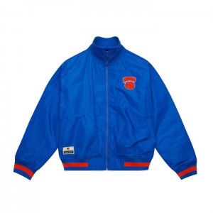 Chamarras Mitchell & Ness M&N x Melody Ehsani Satin New York Knicks Mujer | 4716MUPAS