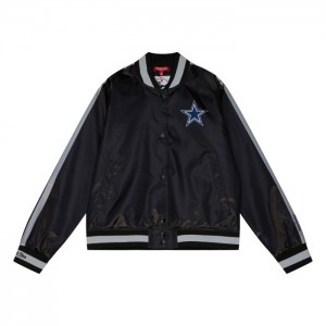 Chamarras Mitchell & Ness Raglan Satin Dallas Cowboys Mujer | 1958TIWQE