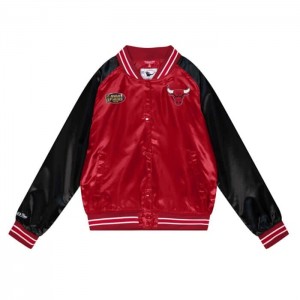 Chamarras Mitchell & Ness Satin 2.0 Chicago Bulls Mujer | 1725TBAYD