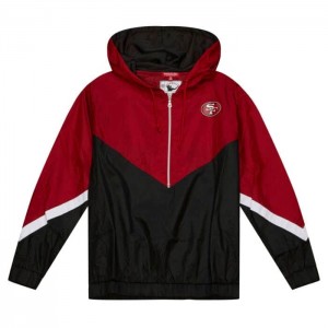 Chamarras Mitchell & Ness Windbreaker 3.0 San Francisco 49ers Mujer | 7508DKGIT