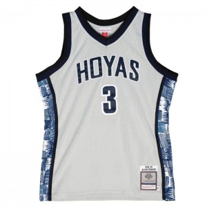 Collegiate Jerseys Mitchell & Ness Allen Iverson Georgetown University 1995 Jersey Hombre | 3956NKDWS