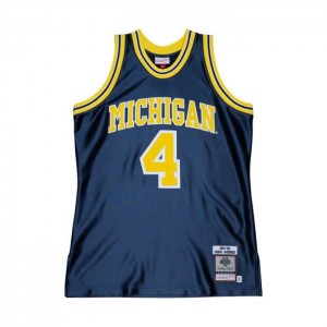 Collegiate Jerseys Mitchell & Ness Chris Webber University Of Michigan Carretera 1991 Jersey Hombre | 3619JGWPK