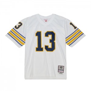 Collegiate Jerseys Mitchell & Ness Dan Marino University of Pittsburgh White 1981 Jersey Hombre | 0413FUNLZ