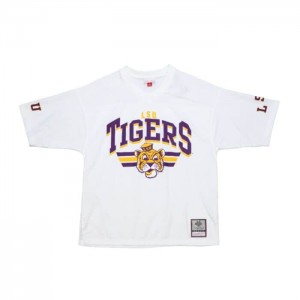 Collegiate Jerseys Mitchell & Ness Fight Song Louisiana State University Jersey Hombre | 6497ALOXH