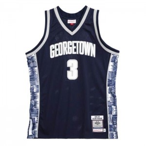 Collegiate Jerseys Mitchell & Ness Georgetown University 1995-96 Allen Iverson Hombre | 2619FIBTO