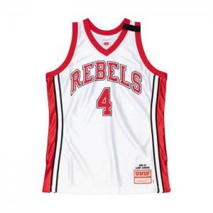 Collegiate Jerseys Mitchell & Ness Larry Johnson UNLV 1989 Jersey Hombre | 1472HIEYA