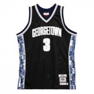 Collegiate Jerseys Mitchell & Ness Replica Allen Iverson Georgetown University Alternate 1995 Jersey Hombre | 8157XKPTV