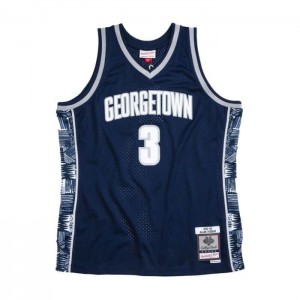 Collegiate Jerseys Mitchell & Ness Replica Allen Iverson Georgetown University Jersey Hombre | 2908PUFRA