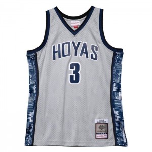 Collegiate Jerseys Mitchell & Ness Replica Allen Iverson Georgetown University 1995 Jersey Hombre | 6015ASJVL