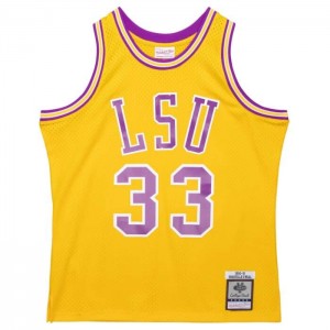 Collegiate Jerseys Mitchell & Ness Replica Shaquille O'Neal Louisiana State University Home 1990 Jersey Hombre | 0423FAECR