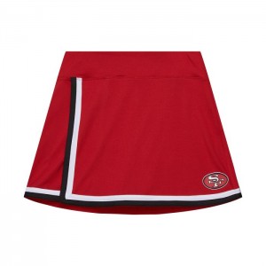 Falda Corta Mitchell & Ness San Francisco 49ers Mujer | 3294NAQRC