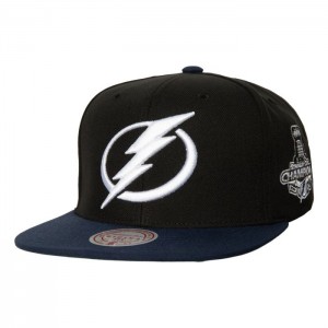 Gorras Mitchell & Ness 2 Tone Side Patch Snapback Tampa Bay Lightning Unisex | 5237WILNJ