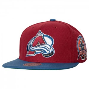 Gorras Mitchell & Ness 2 Tone Side Patch Snapback Colorado Avalanche Unisex | 6975DLZGC