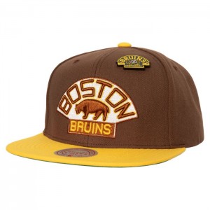 Gorras Mitchell & Ness 60th Snapback Boston Bruins Unisex | 2137TVIHL