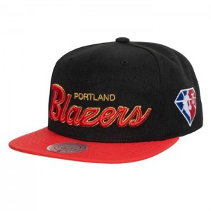 Gorras Mitchell & Ness 75th Anniversary Gold Snapback Portland Trail Blazers Unisex | 5962QJIZO