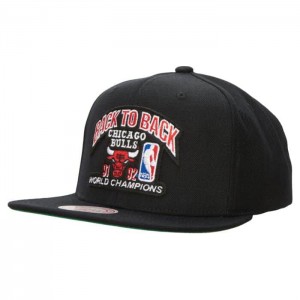 Gorras Mitchell & Ness 91-92 Back To Back Champs Snapback HWC Chicago Bulls Unisex | 8649MYLEF