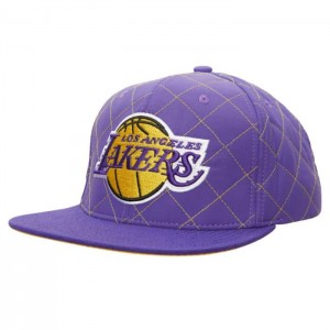 Gorras Mitchell & Ness Acolchado Taslan Snapback Los Angeles Lakers Unisex | 4735KEFAL