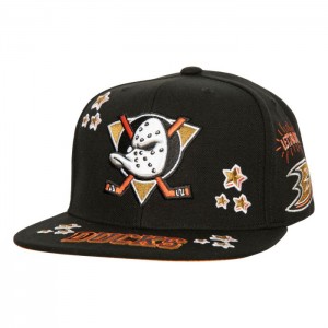 Gorras Mitchell & Ness All Out Snapback Anaheim Ducks Unisex | 9032HCPWB