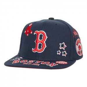 Gorras Mitchell & Ness All Out Snapback Boston Red Sox Unisex | 4965ERIGY