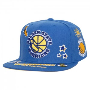 Gorras Mitchell & Ness All Out Snapback HWC Golden State Warriors Unisex | 9705FLPHB
