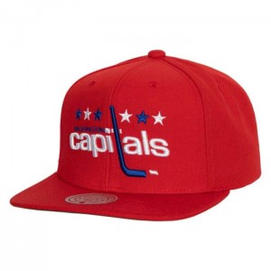 Gorras Mitchell & Ness Alternate Flip Snapback Washington Capitals Unisex | 3687KHGZA