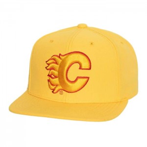 Gorras Mitchell & Ness Alternate Flip Snapback Calgary Flames Unisex | 3098HQXOY