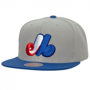 Gorras Mitchell & Ness Away Snapback Coop Montreal Expos Unisex | 1543HGQKZ