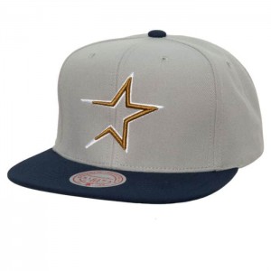 Gorras Mitchell & Ness Away Snapback Coop Houston Astros Unisex | 7639QAHJY