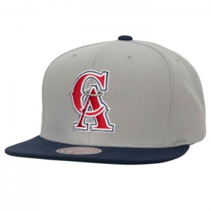 Gorras Mitchell & Ness Away Snapback Coop California Angels Unisex | 2784GKZCX