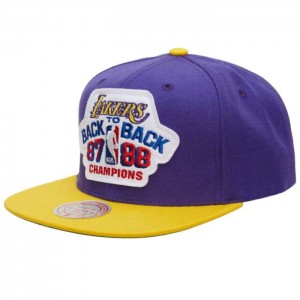 Gorras Mitchell & Ness B2B Snapback HWC Los Angeles Lakers Unisex | 8571DVHWP