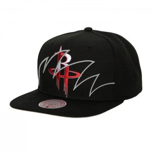 Gorras Mitchell & Ness Shark Bite Snapback Houston Rockets Unisex | 9680IPAYQ