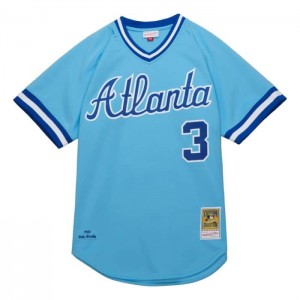MLB Authentic Mitchell & Ness Atlanta Braves Carretera 1982 Dale Murphy Hombre | 6270XETDZ