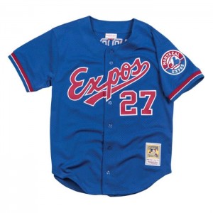 MLB Authentic Mitchell & Ness BP Montreal Expos 2002 Vladimir Guerrero Hombre | 1890BALQE
