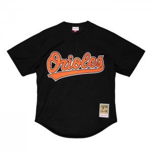 MLB Authentic Mitchell & Ness Cal Ripken Jr Baltimore Orioles 1997 Pullover Jersey Hombre | 2345BOKQM