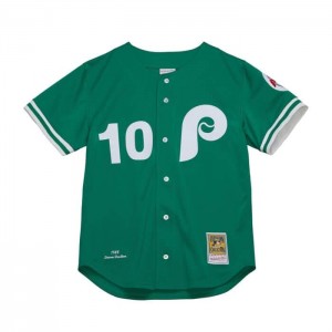 MLB Authentic Mitchell & Ness Darren Daulton Philadelphia Phillies St. Patrick's Day 1988 Jersey Hombre | 2104EZOJG