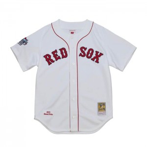 MLB Authentic Mitchell & Ness David Ortiz Boston Red Sox Home 2013 Jersey Hombre | 7950NZWLQ