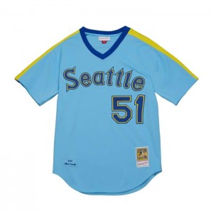 MLB Authentic Mitchell & Ness Ichiro Suzuki Seattle Mariners 2010 Jersey Hombre | 3589FRQYL