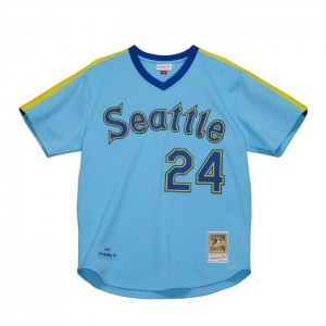 MLB Authentic Mitchell & Ness Ken Griffey Jr Seattle Mariners 2010 Jersey Hombre | 7296FJTYQ