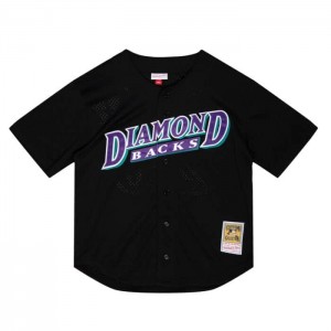 MLB Authentic Mitchell & Ness Luis Gonzalez Arizona Diamondbacks 1999 Button Front Jersey Hombre | 6417QEPLZ