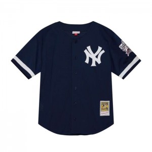 MLB Authentic Mitchell & Ness Mariano Rivera New York Yankees 1998 BP Jersey Hombre | 9156QPYWE