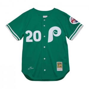 MLB Authentic Mitchell & Ness Mike Schmidt Philadelphia Phillies St. Patrick's Day 1988 Jersey Hombre | 7584YRJDW