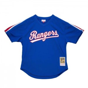 MLB Authentic Mitchell & Ness Nolan Ryan Texas Rangers 1989 Pullover Jersey Hombre | 1035XROKG