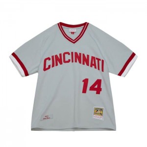 MLB Authentic Mitchell & Ness Pete Rose Cincinnati Reds Carretera 1975 Jersey Hombre | 5067QKDYN