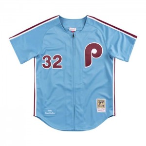 MLB Authentic Mitchell & Ness Philadelphia Phillies Carretera 1980 Steve Carlton Hombre | 3859JVCOU
