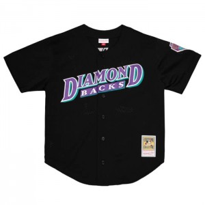 MLB Authentic Mitchell & Ness Randy Johnson Arizona Diamondbacks 1999 Button Front Jersey Hombre | 0861AZTHR