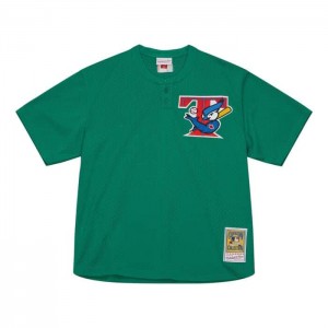 MLB Authentic Mitchell & Ness St. Patrick's Day Roy Halladay Toronto Blue Jays 2003 BP Jersey Hombre | 7319UTNMD