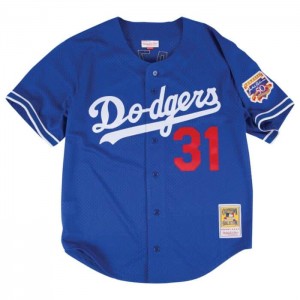 Mesh BP Jerseys Mitchell & Ness BP Los Angeles Dodgers 1997 Mike Piazza Hombre | 2471OYIZN